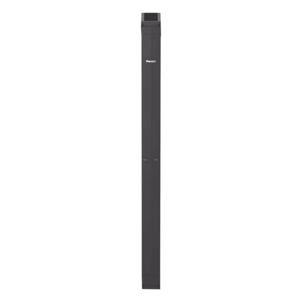 Dual-Sided Vertical Steel Cable Manager 7 ft x 6 in