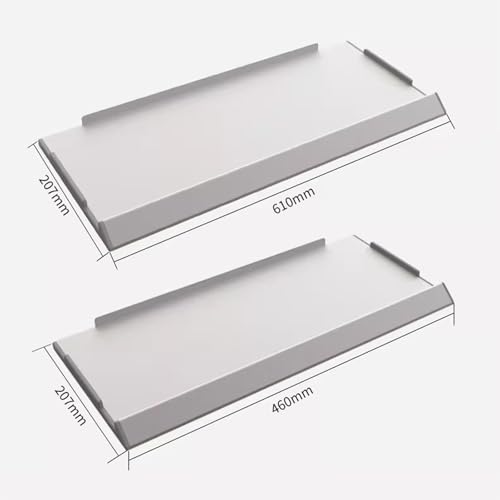 Adjustable Wall Mount Monitor Arm with Keyboard & Mouse Tray