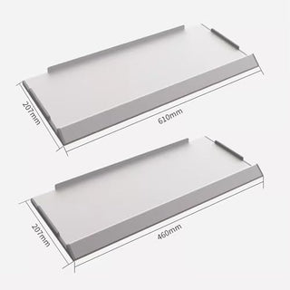 Adjustable Wall Mount Monitor Arm with Keyboard & Mouse Tray