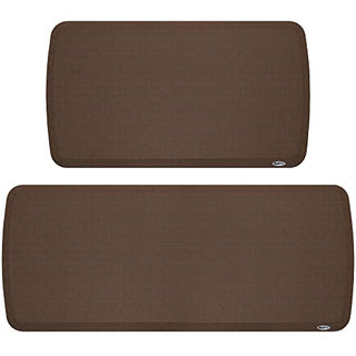 GelPro Elite Anti-Fatigue Kitchen Mat Bundle - 20 x 36 & 20 x 48, Linen Truffle