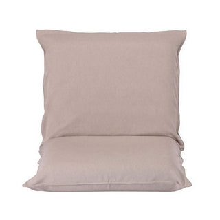 Foldable High Back Chair Cushion with Adjustable Back Support