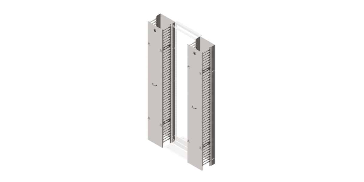 Rack Cable Management Panel with Extended Finger Design