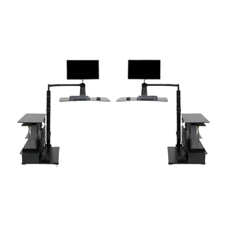 Motorized Sit-Stand Desk with Adjustable Monitor Mount