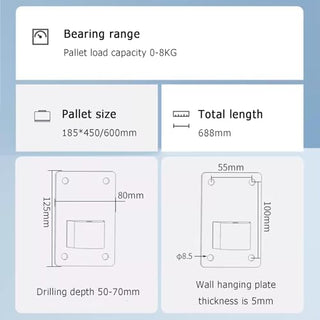 Adjustable Wall Mount Monitor Arm with Keyboard & Mouse Tray