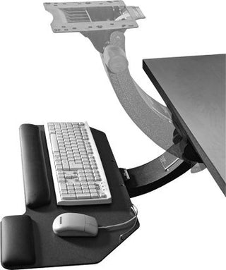 Adjustable Sit-Stand Desk Platform with Ergonomic Mechanism