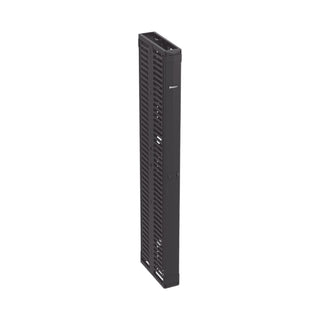 Dual-Sided Vertical Steel Cable Manager 7 ft x 6 in