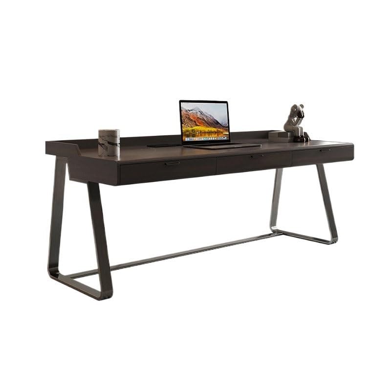 Black Walnut Solid Wood Home Office Desk 140cm