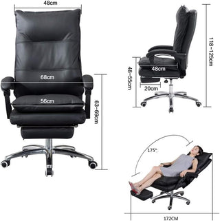 Big & Tall Ergonomic Executive Office Chair with Lumbar Support