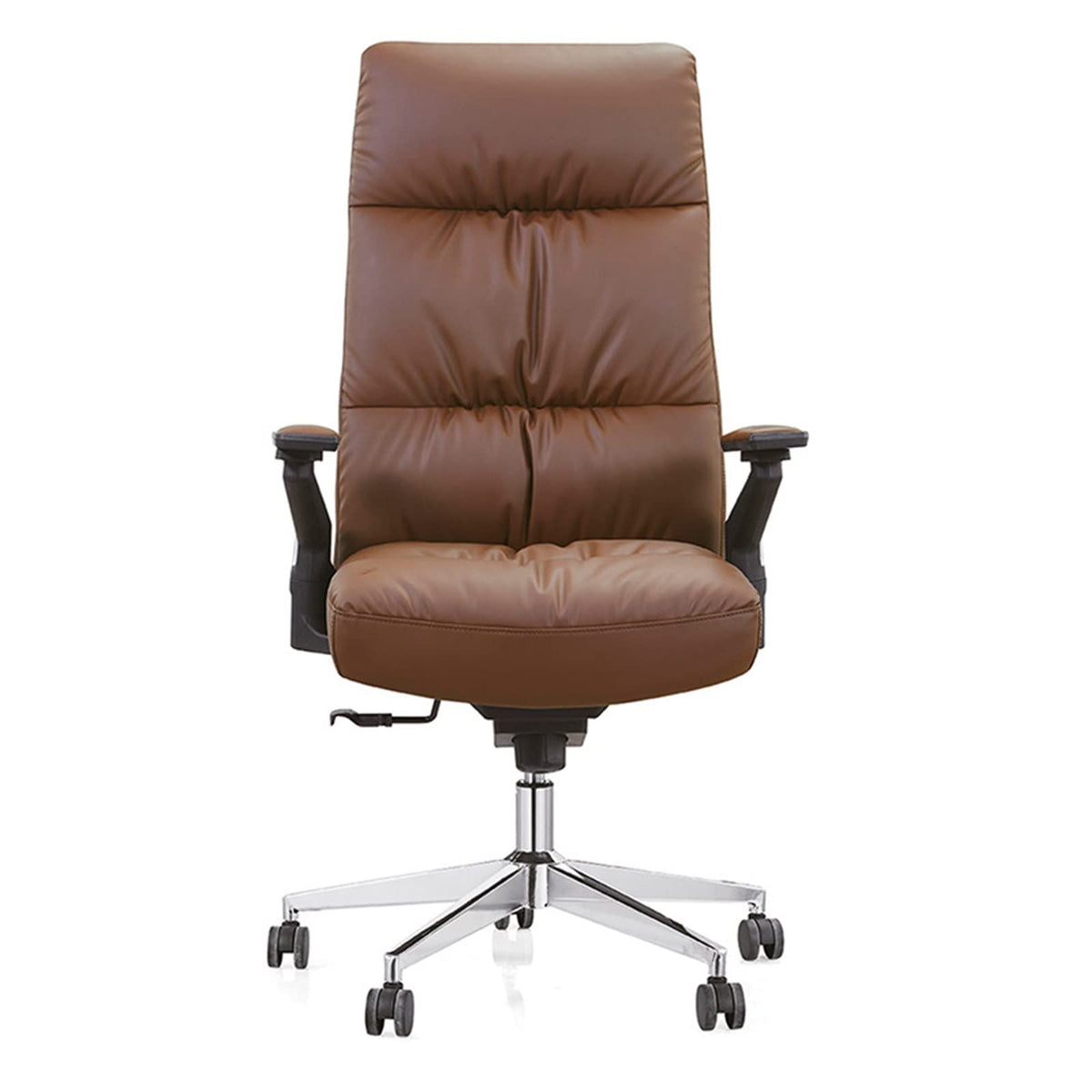 Ergonomic High Back Leather Executive Office Chair with Tilt & Wrist Support