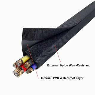 20M Reusable Flame-Retardant Cable Management Sleeve