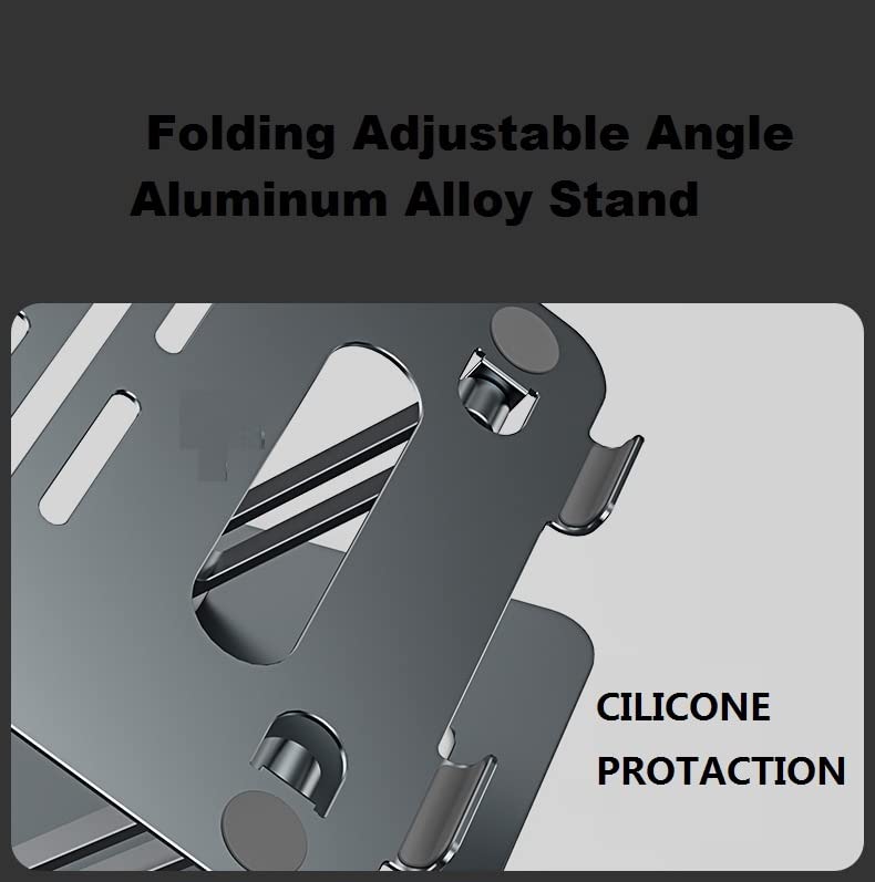 Portable Height Adjustable Aluminum Laptop Stand