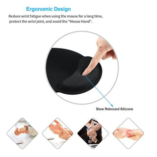 Ergonomic Mouse Pad with Wrist Rest for Office & Gaming