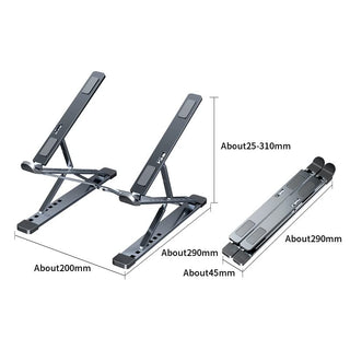 Adjustable Aluminum Laptop Stand with Cooling Design