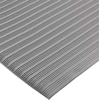 San Jamar KM4360 Vinyl Anti-Fatigue Sponge Mat, 60' Length x 3' Width, Black