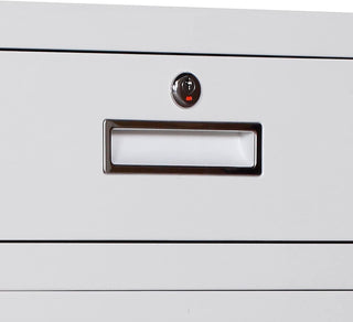Lockable Metal Under-Desk File Storage Cabinet with Document Boxes