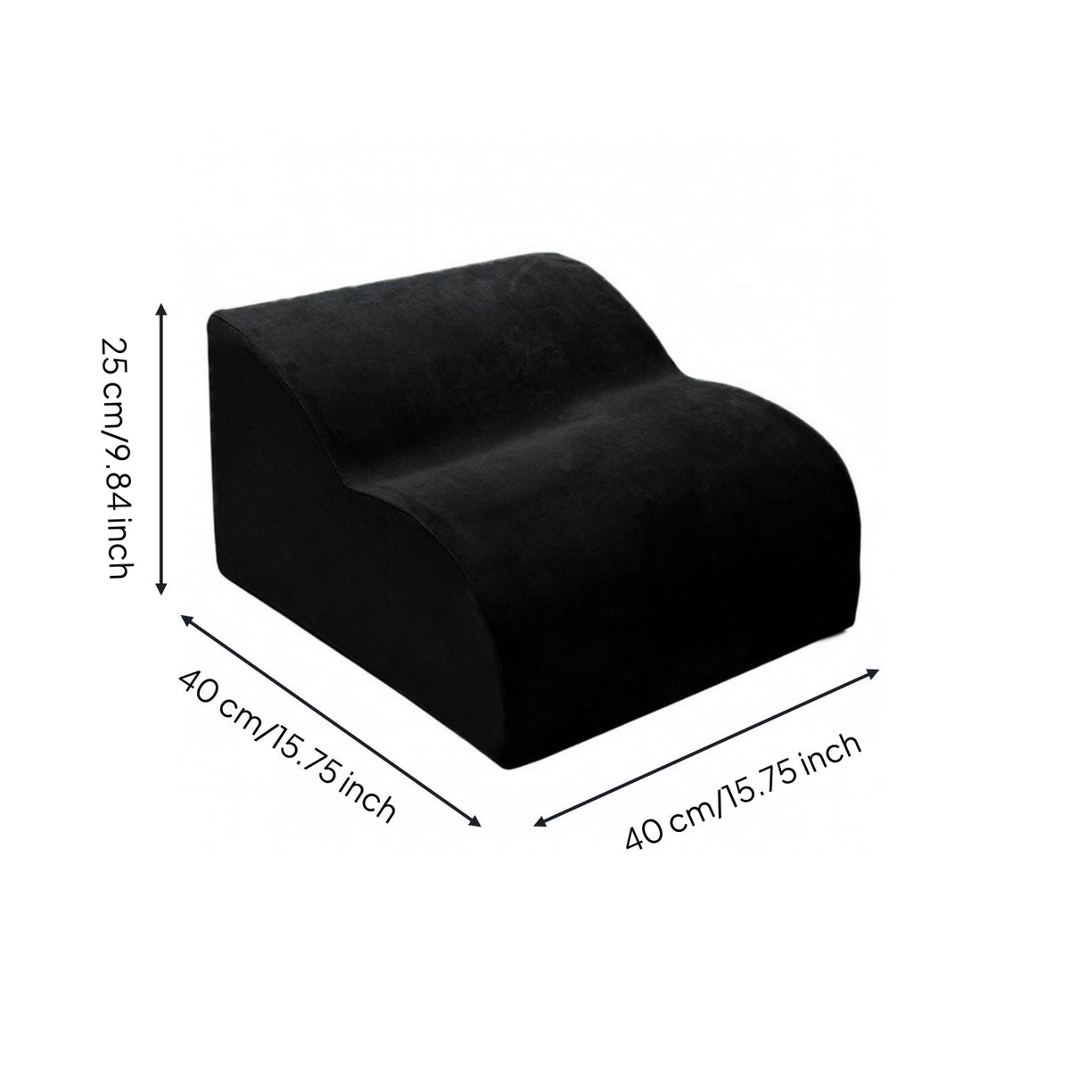 Ergonomic Supportive Under Desk Footrest with Removable Cover