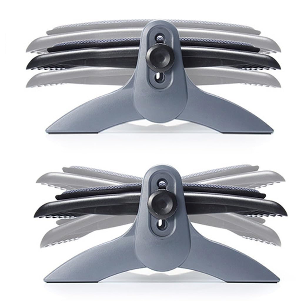 3-Height Adjustable Ergonomic Tilting Footrest with Removable Pad