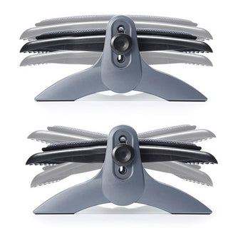 3-Height Adjustable Ergonomic Tilting Footrest with Removable Pad