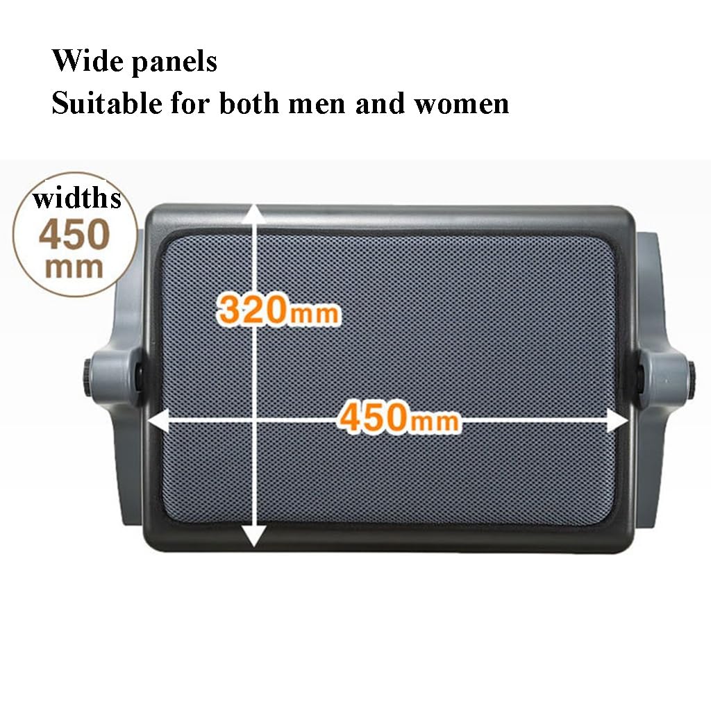 3-Height Adjustable Ergonomic Tilting Footrest with Removable Pad