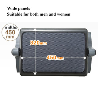 3-Height Adjustable Ergonomic Tilting Footrest with Removable Pad
