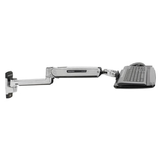 Wall-Mount Sit-Stand Adjustable Keyboard Arm & Tray