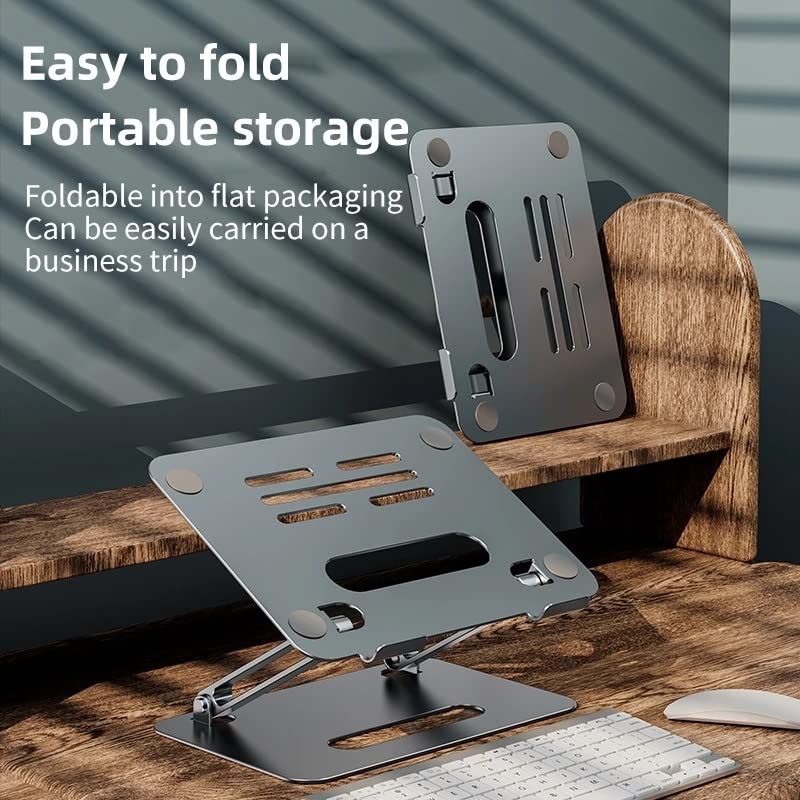Portable Height Adjustable Aluminum Laptop Stand