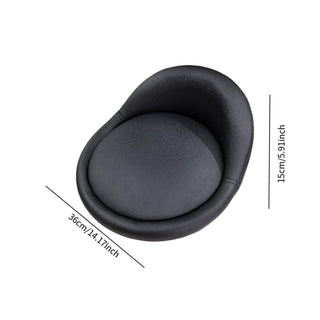 Black PU Leather Bar Stool Replacement Seat Cushion