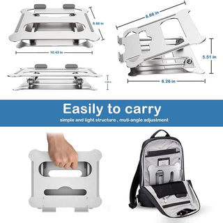 Foldable Adjustable Aluminum Laptop Stand