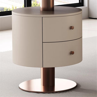 Sit-Stand Office Desk with 2 Drawers, Storage Shelves & Charging Outlets