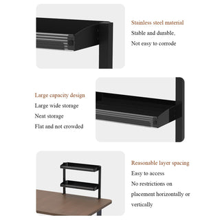 Adjustable Clamp-On Desktop Storage Shelf & Organizer