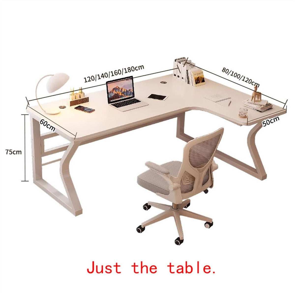 Modern Corner Office Desk for Study & Computer Use