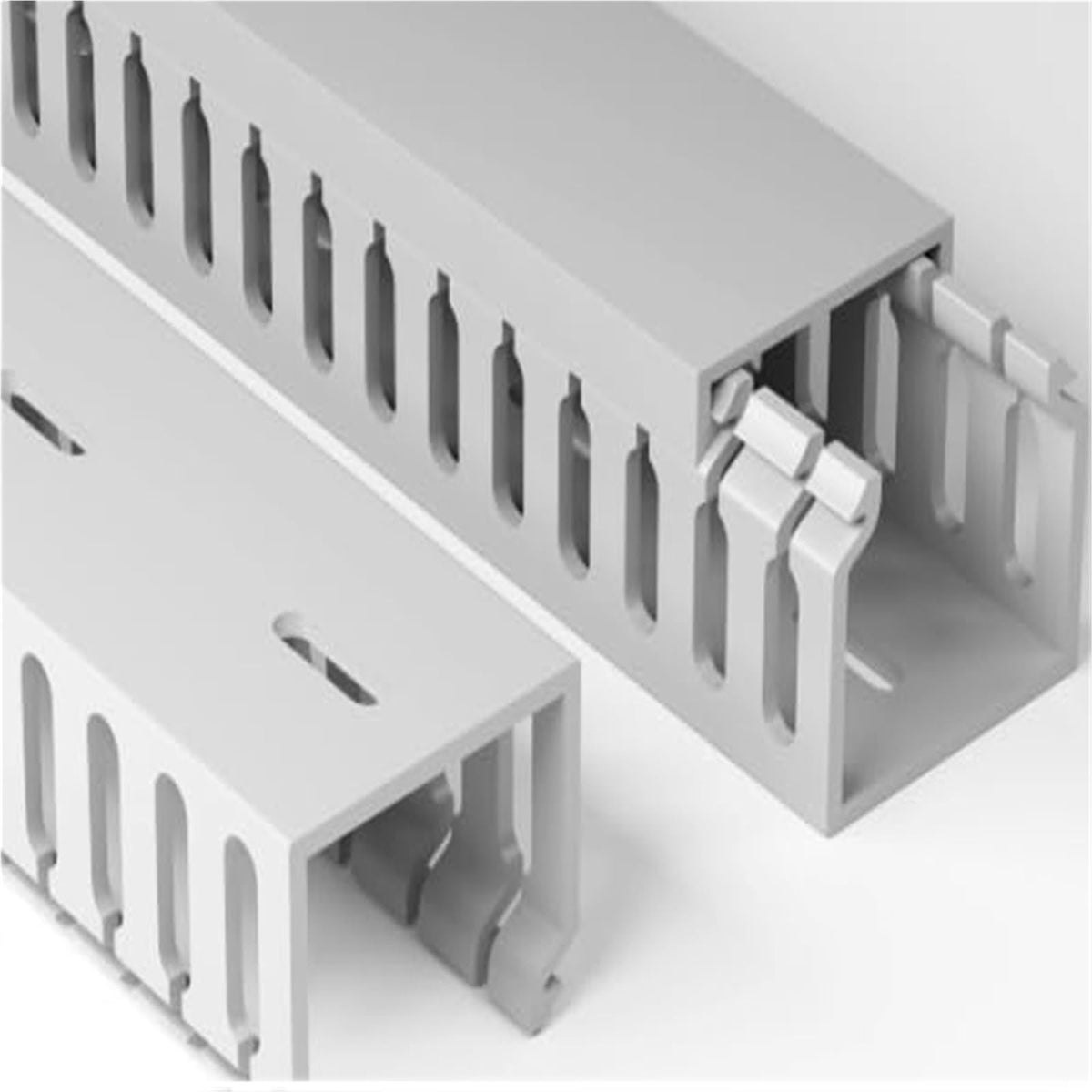Open-Slot Cable Management Raceway for Server Rack & Home Wiring