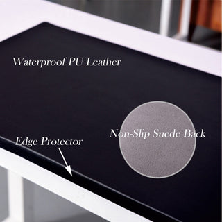90 × 40cm Waterproof Non-Slip Desk Mat with Edge Protection