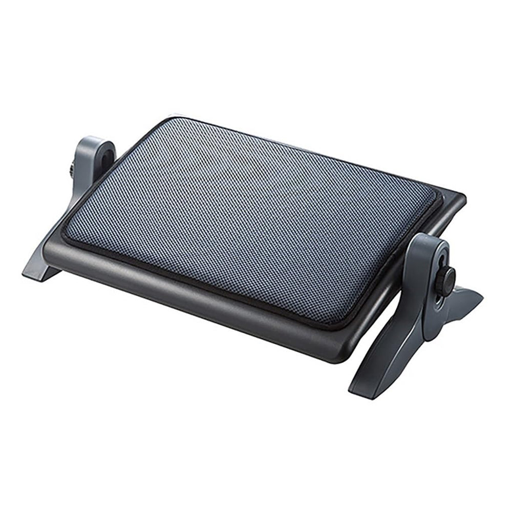 3-Height Adjustable Ergonomic Tilting Footrest with Removable Pad