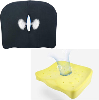 Ergonomic Breathable Seat Cushion with Non-Slip Support