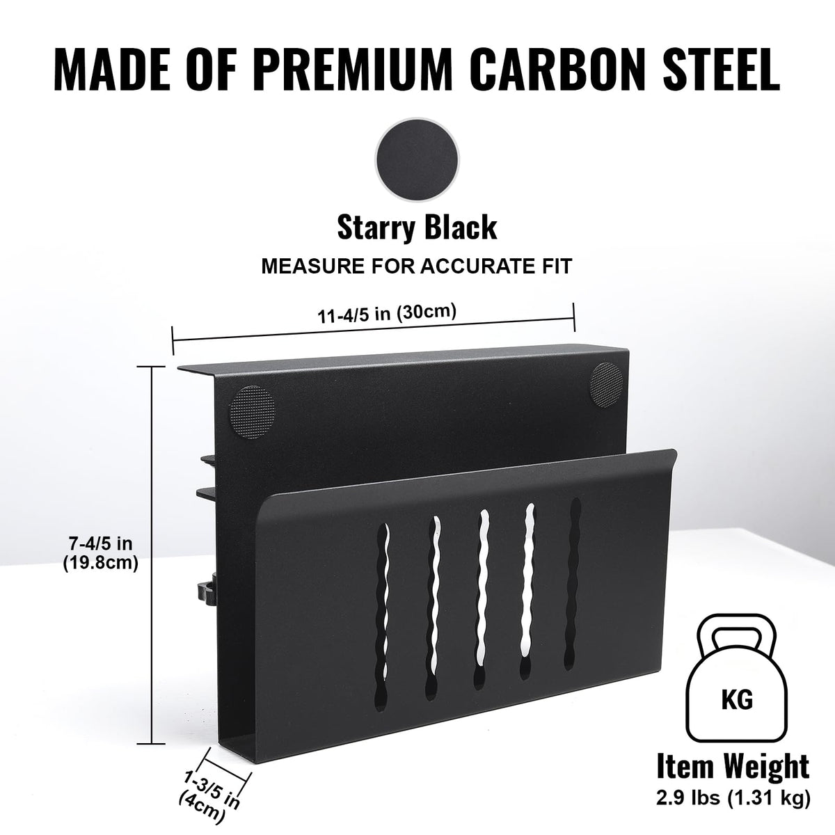 Hanging Desk Storage Organizer for Laptop, Tablet & Documents