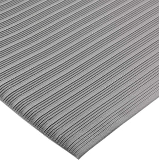San Jamar KM4360 Vinyl Anti-Fatigue Sponge Mat, 60' Length x 3' Width, Black