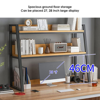 Adjustable Wooden Desktop Bookshelf & Storage Organizer
