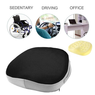Ergonomic Memory Foam Seat Cushion with Pressure Relief Support