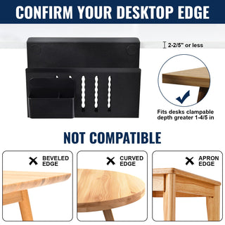 Hanging Desk Storage Organizer for Laptop, Tablet & Documents
