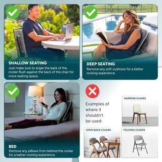 2-Pack Adjustable Ergonomic Back & Lumbar Support Cushion