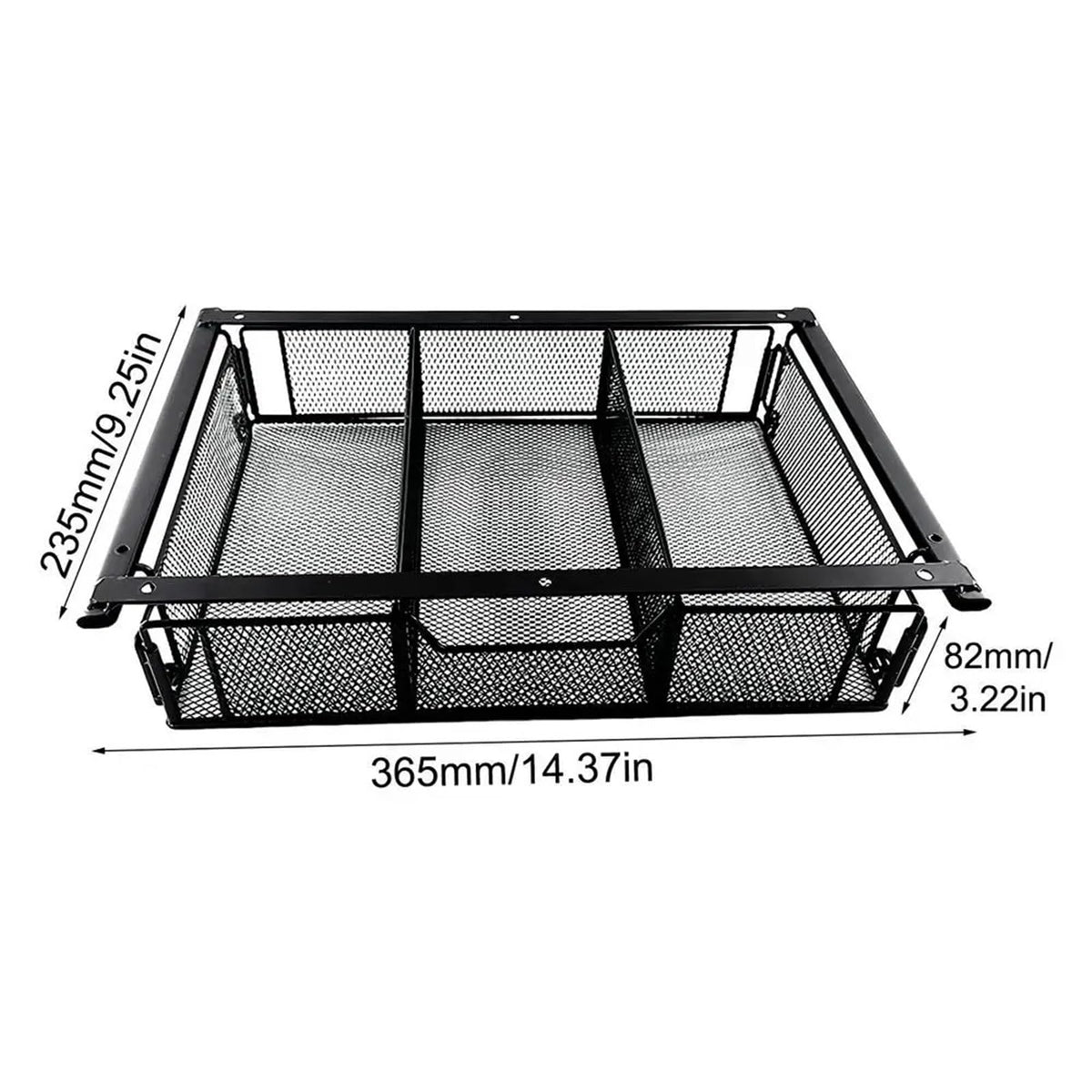 Metal Under-Desk Drawer Organizer for Office Supplies
