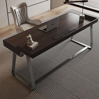 Black Walnut Solid Wood Home Office Desk 140cm