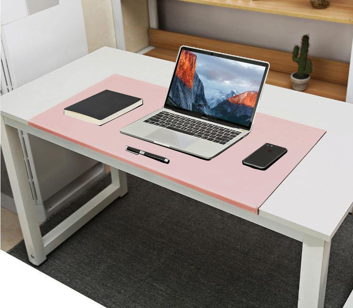 90 × 40cm Waterproof Non-Slip Desk Mat with Edge Protection