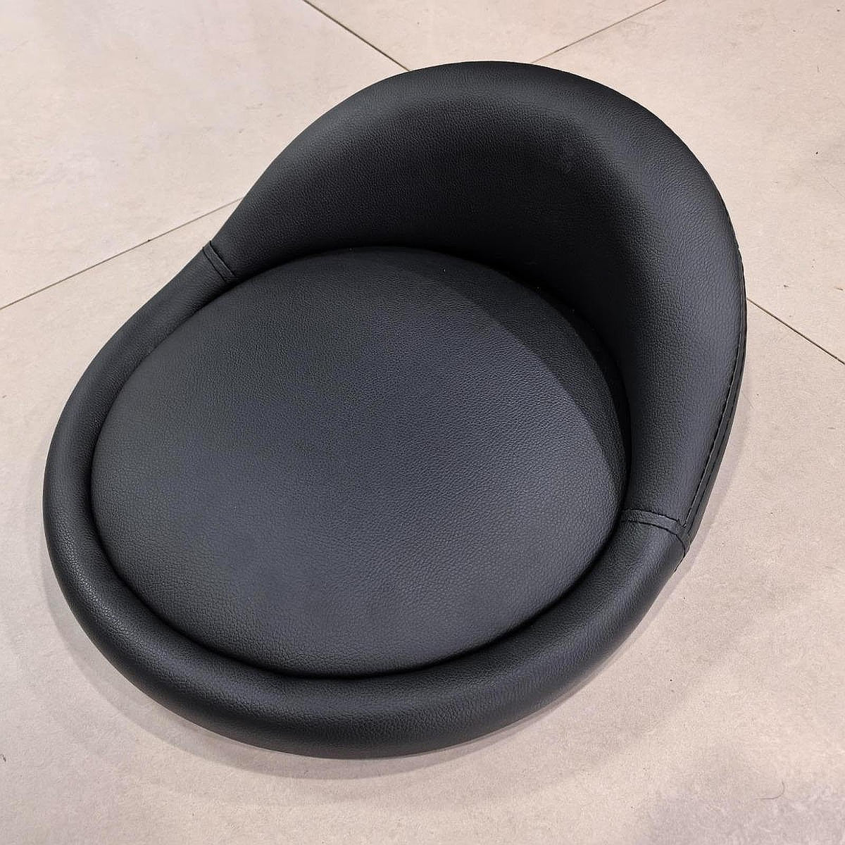 Black PU Leather Bar Stool Replacement Seat Cushion