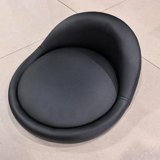 Black PU Leather Bar Stool Replacement Seat Cushion