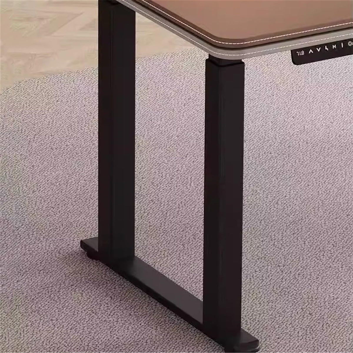Height Adjustable Electric Standing Desk with Charging Outlets