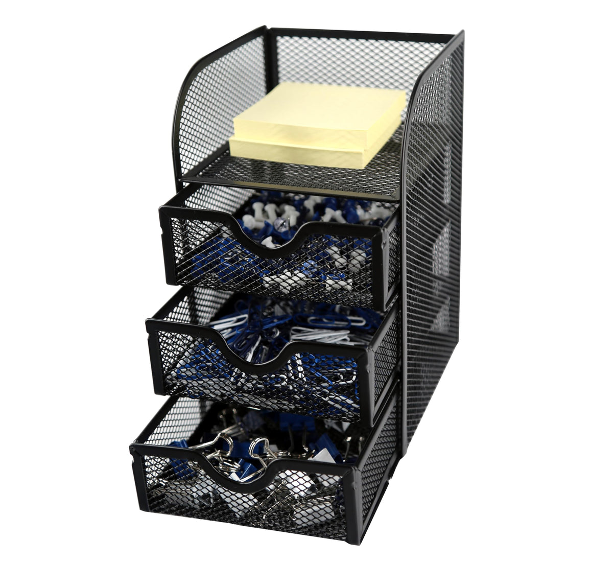 Huron Desktop Mini 3-Drawer Supplies Organizer