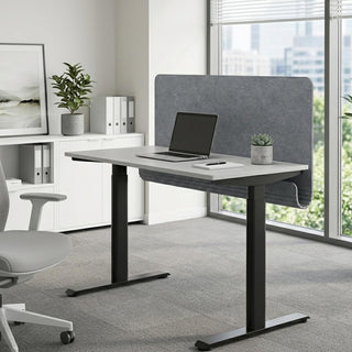 Desk Privacy Panel with Wire Management, 47.2" x 22.5" Cubicle Desk Divider