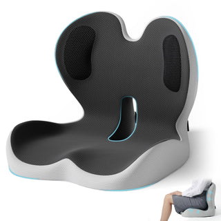 Ergonomic Seat Cushion,Office Chair Cushion with Lumbar Support Pillow
